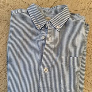 Crewcuts size 12  seersucker button down